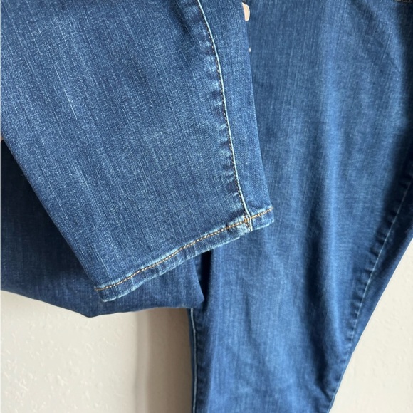 NYDJ Dark Wash Blue Denim High Rise Skinny Jeans Womens 16 Stretch Casual - Picture 2 of 5